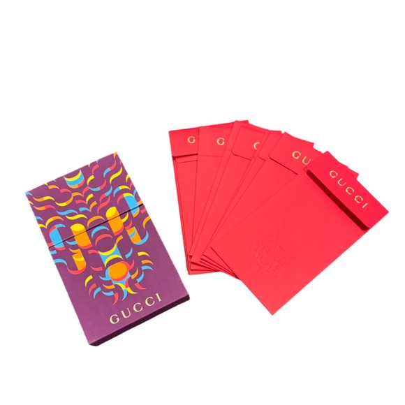 Gucci 2024 Lunar New Year Red Envelope-Year Of The Dragon - 10 Pack - Picture 1 of 5